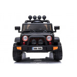 Elektrické autíčko - Jeep BRD-7588 4x4 - nelakované - čierne